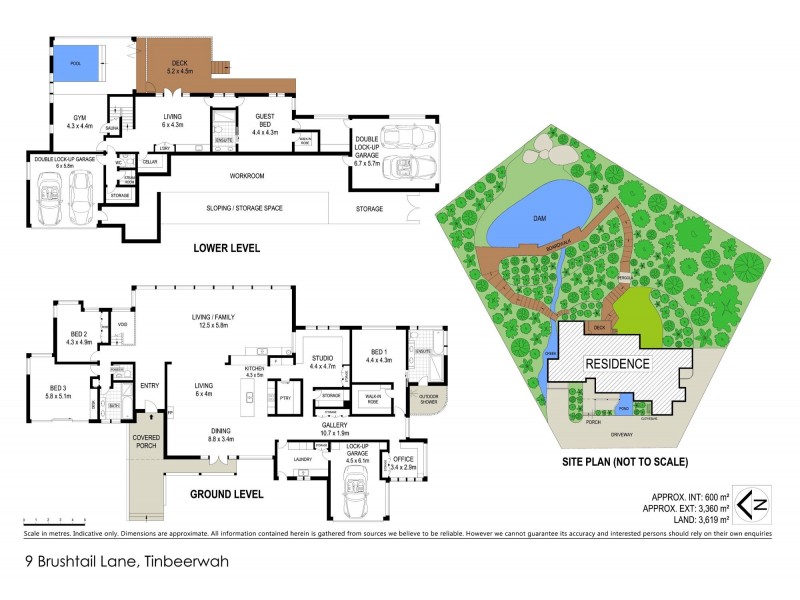 9 Brushtail Lane, Tinbeerwah QLD 4563 Floorplan