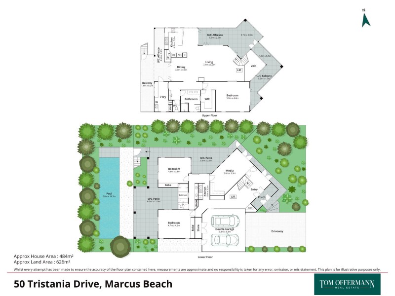 50 Tristania Drive, Marcus Beach QLD 4573 Floorplan