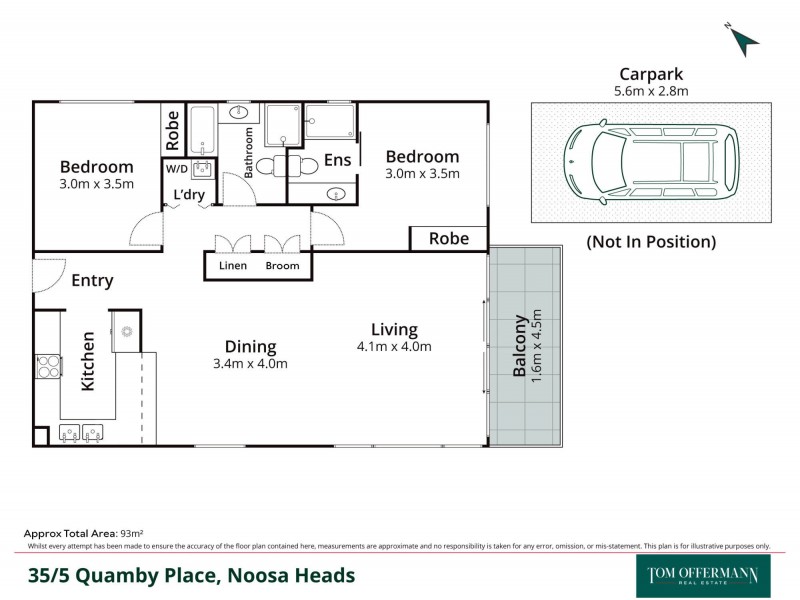 35/5 Quamby Place, Noosa Heads QLD 4567 Floorplan