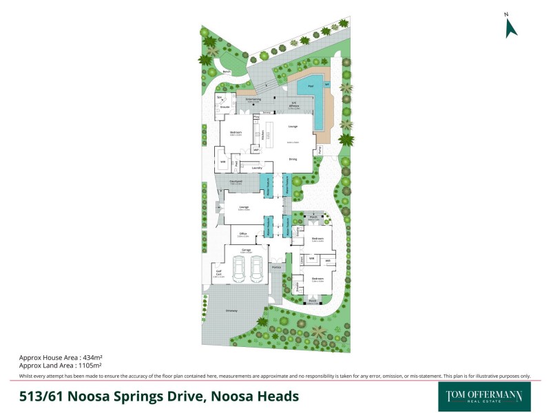 513/61 Noosa Springs Drive, Noosa Heads QLD 4567 Floorplan