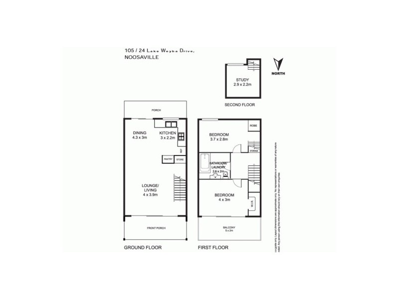 105/24 Lake Weyba Drive, Noosaville QLD 4566 Floorplan