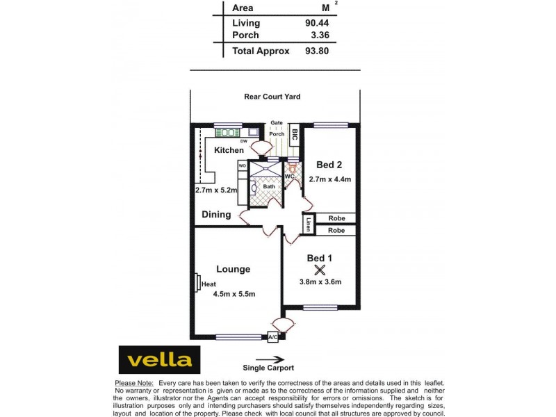 4/394 Glynburn Road, Kensington Gardens SA 5068 Floorplan