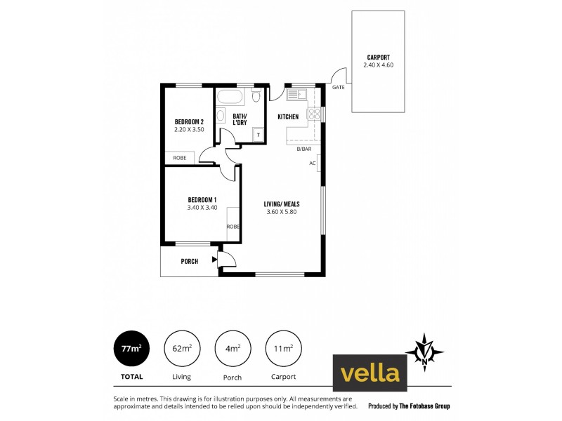 1/22 Orient Road, Kensington Gardens SA 5068 Floorplan