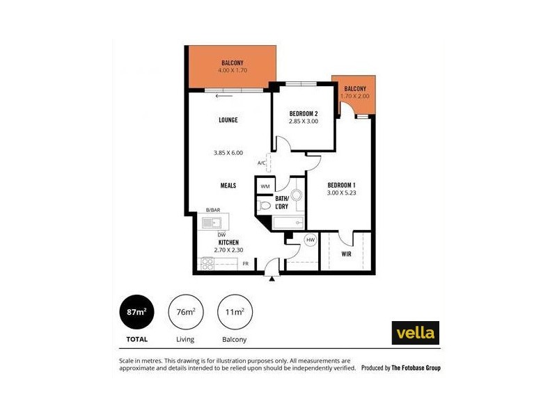 12/9 Ebenezer Place, Adelaide SA 5000 Floorplan