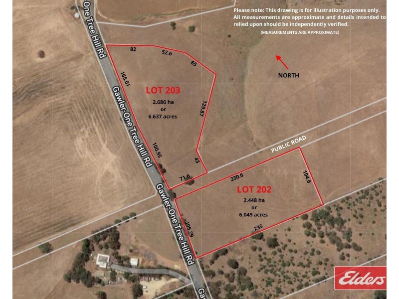 Lot 202 & 203 , Gawler One Tree Hill Road, One Tree Hill SA 5114