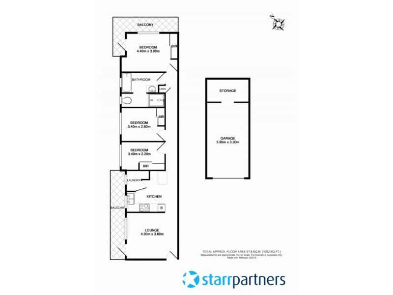 8/87 Smart Street, Fairfield NSW 2165 Floorplan