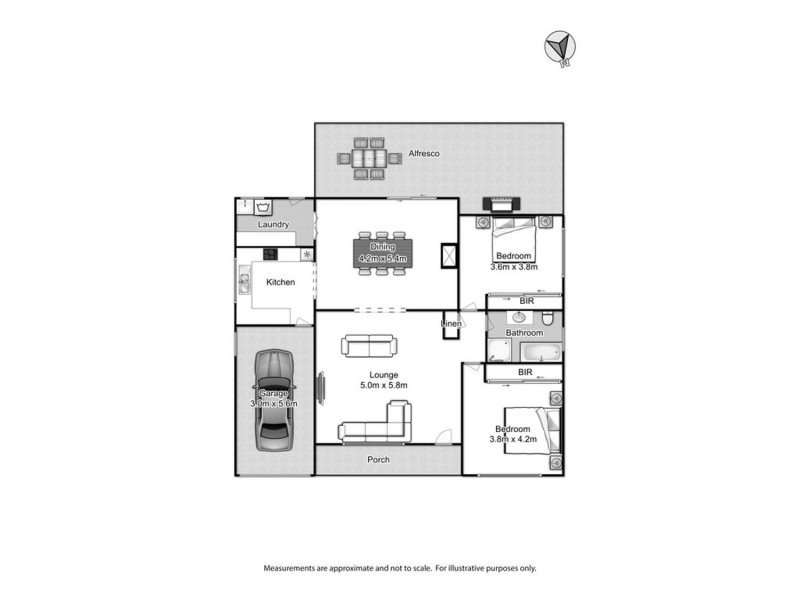 1/110 Hoxton Park Road, Lurnea NSW 2170 Floorplan