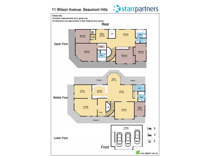 11 Wilson Avenue, Beaumont Hills NSW 2155 Floorplan