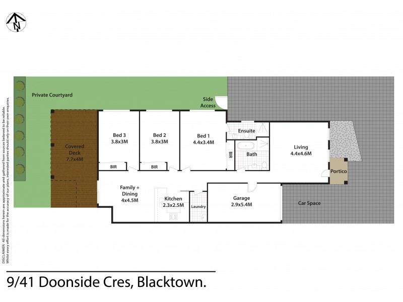 9/41 Doonside Crescent, Blacktown NSW 2148 Floorplan