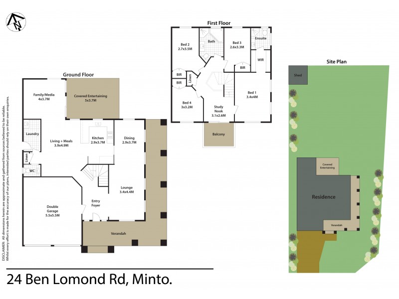 24 Ben Lomond Road, Minto NSW 2566 Floorplan