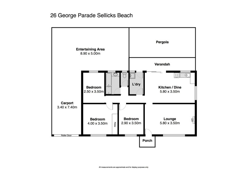 26 George Parade, Sellicks Beach SA 5174 Floorplan