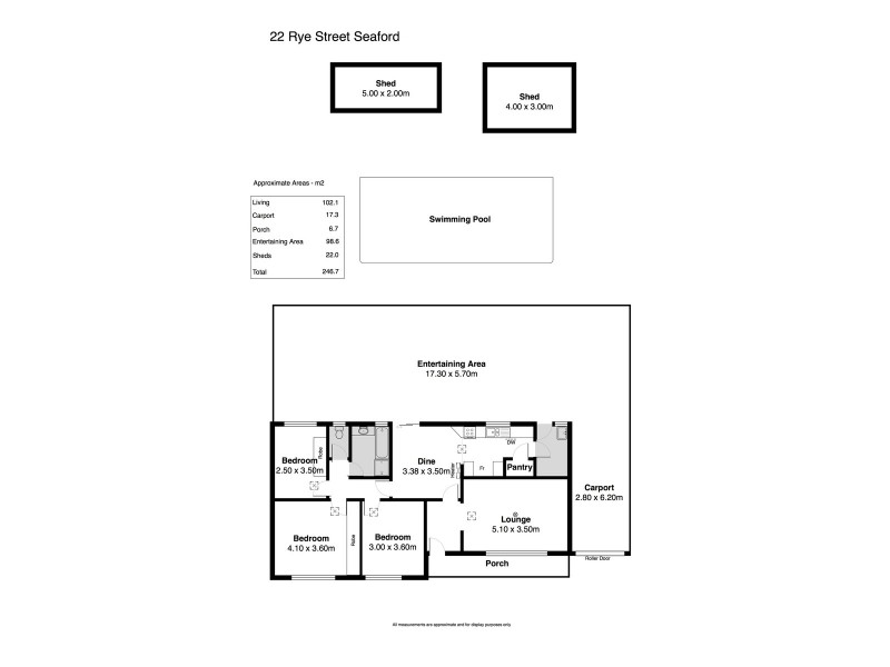 22 Rye Street, Seaford SA 5169 Floorplan
