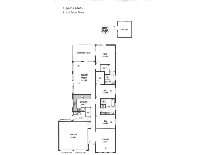 11 Mistletoe Street, Aldinga Beach SA 5173 Floorplan