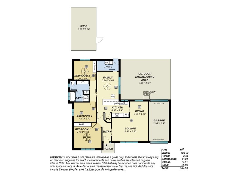 10 Sea Eagle Crescent, Seaford Rise SA 5169 Floorplan