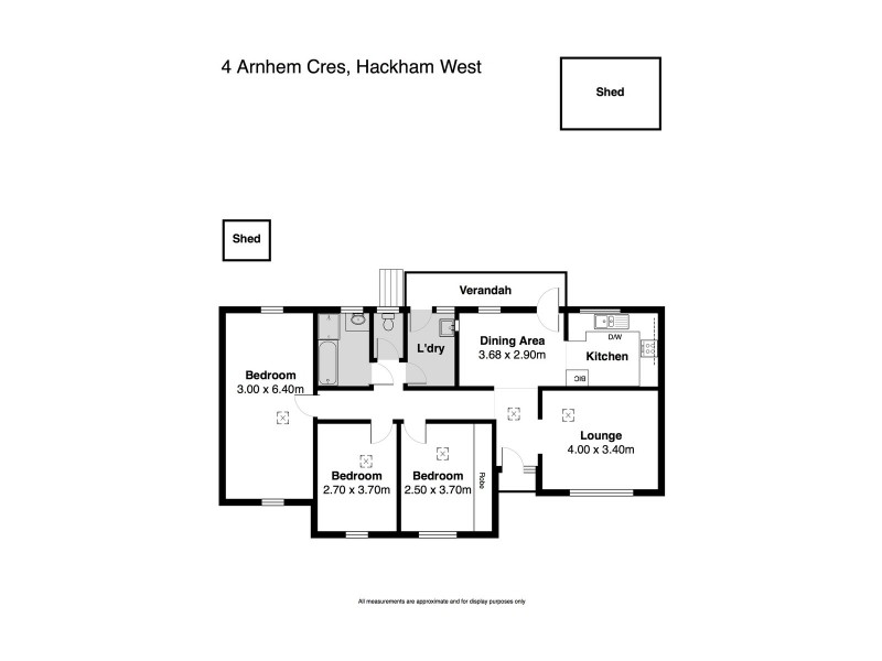 4 Arnhem Crescent, Hackham West SA 5163 Floorplan