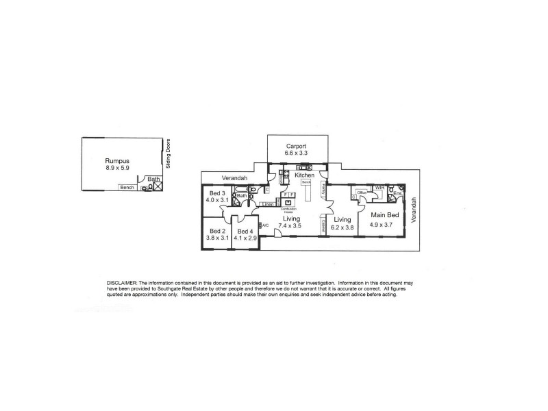 158 Ridge Road, Nangkita SA 5210 Floorplan
