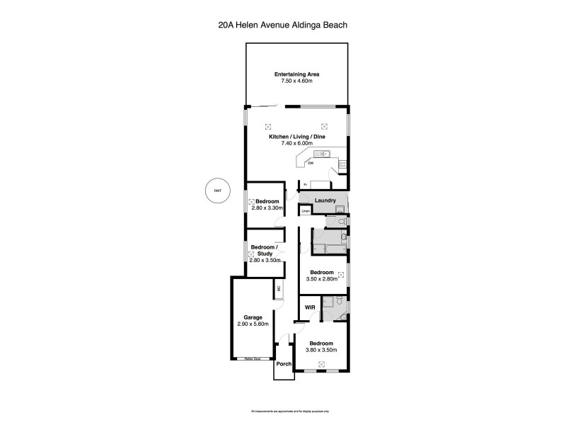 20A Helen Avenue, Aldinga Beach SA 5173 Floorplan