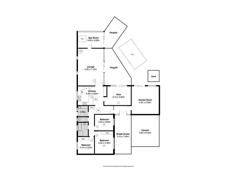 54 Carbenet Drive, Hackham SA 5163 Floorplan