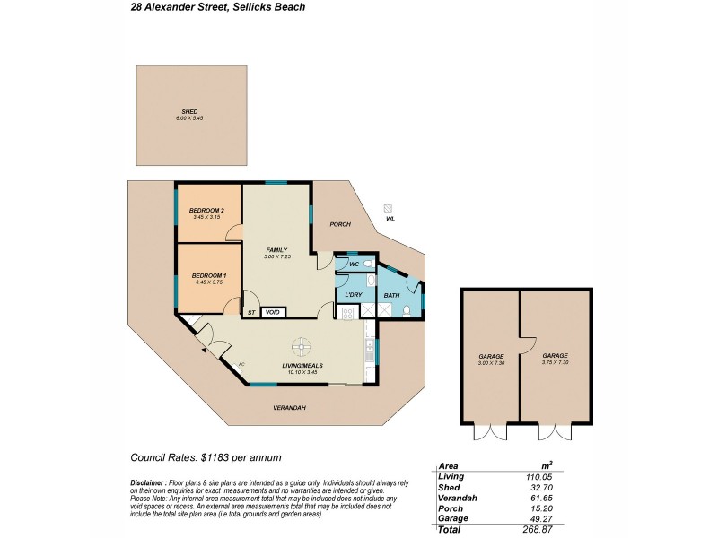 28 Alexander Street, Sellicks Beach SA 5174 Floorplan