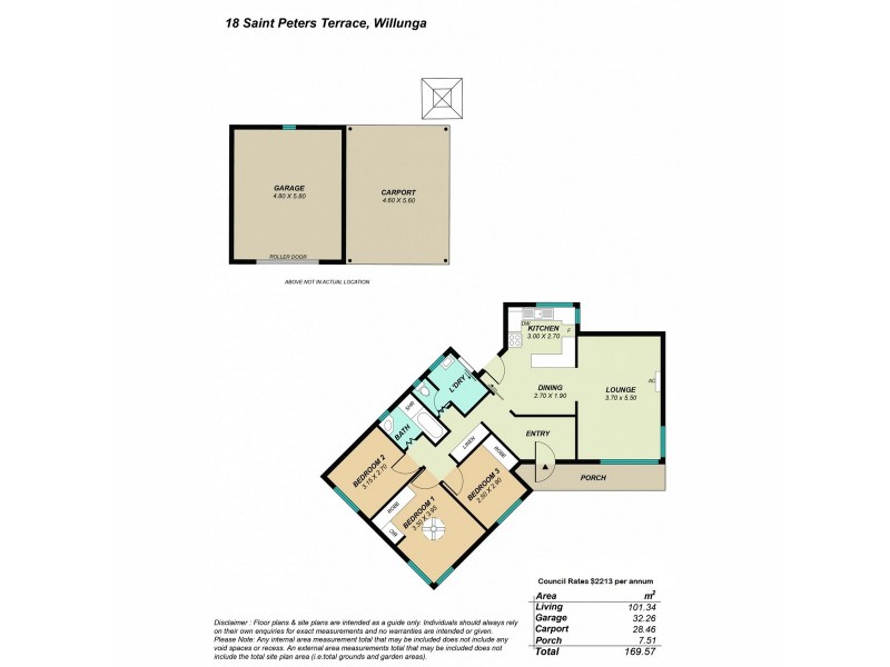 18 St Peters Terrace, Willunga SA 5172 Floorplan