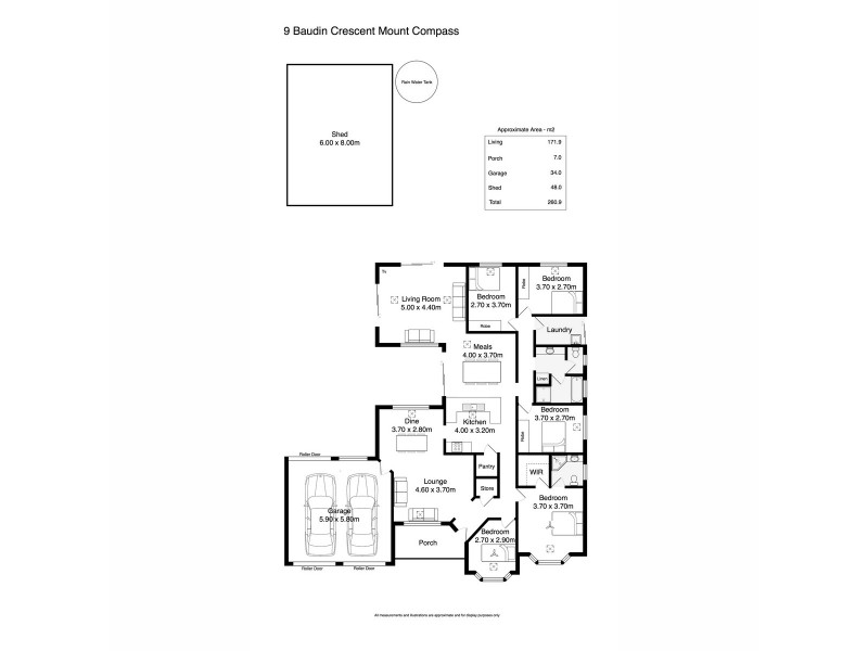 9 Baudin Crescent, Mount Compass SA 5210 Floorplan