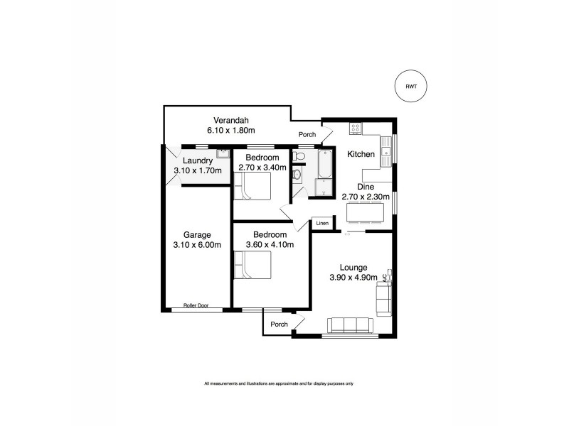1/65 Nashwauk Crescent, Moana SA 5169 Floorplan