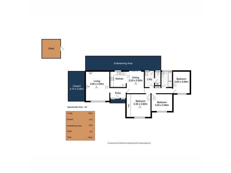 2 Clipper Court, Seaford SA 5169 Floorplan