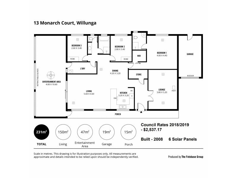 13 Monarch Court, Willunga SA 5172 Floorplan