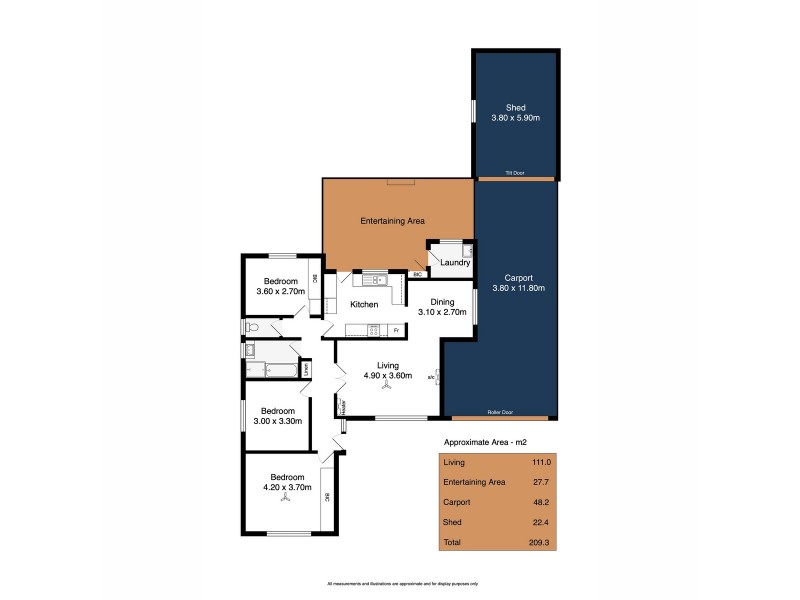 10 Collins Parade, Hackham SA 5163 Floorplan