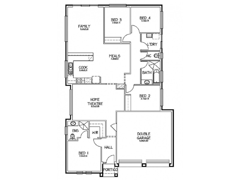 1 Burnside Drive, Onkaparinga Hills SA 5163 Floorplan