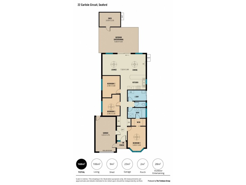22 Carlisle Circuit, Seaford SA 5169 Floorplan