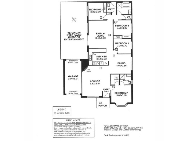 3 Waterford Circuit, Seaford Rise SA 5169 Floorplan