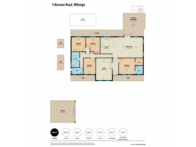 3 Norman Road, Willunga SA 5172 Floorplan