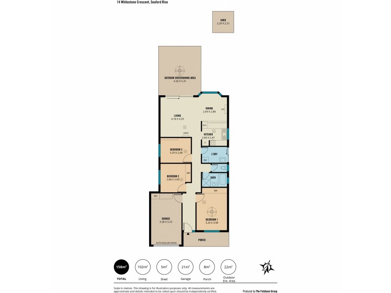 14 Whitestone Crescent, Seaford Rise SA 5169 Floorplan