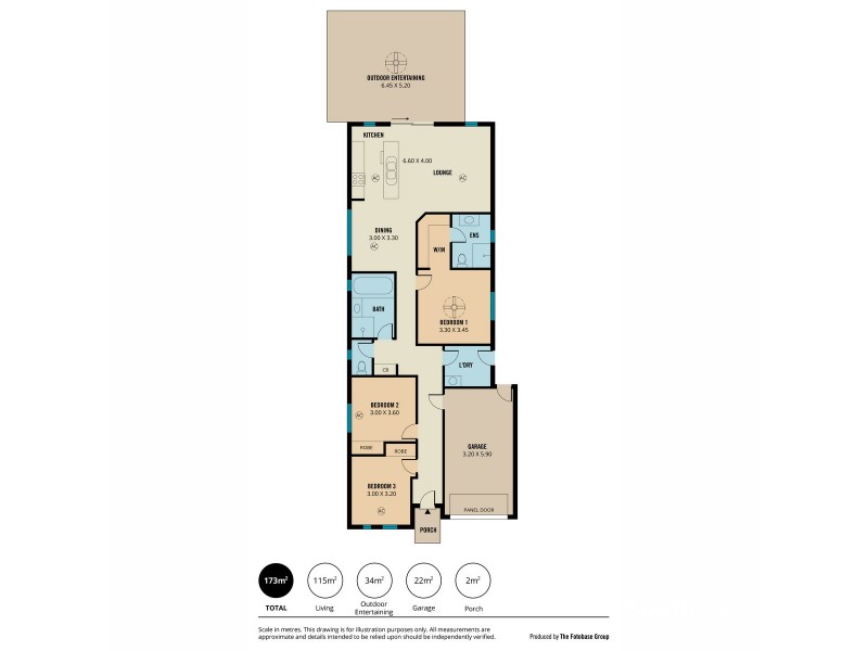 3 Dampier Road, Seaford Meadows SA 5169 Floorplan