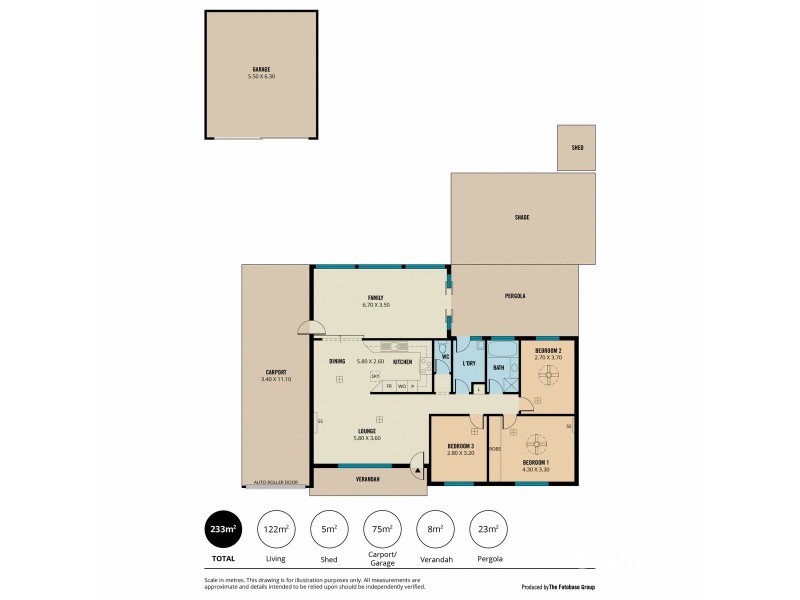 45 Kym Street, Port Noarlunga South SA 5167 Floorplan