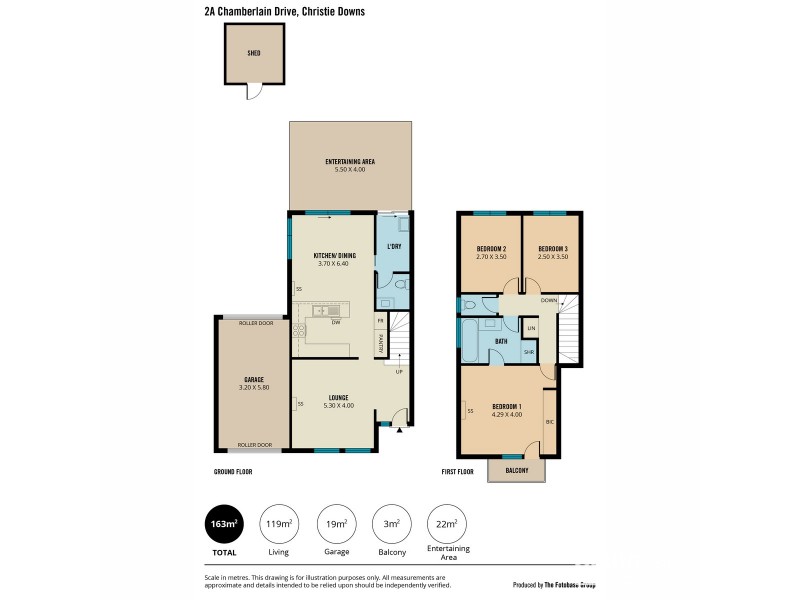 2a Chamberlain Drive, Christie Downs SA 5164 Floorplan