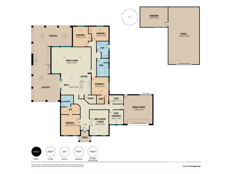 14 Swift Grove, Mclaren Flat SA 5171 Floorplan