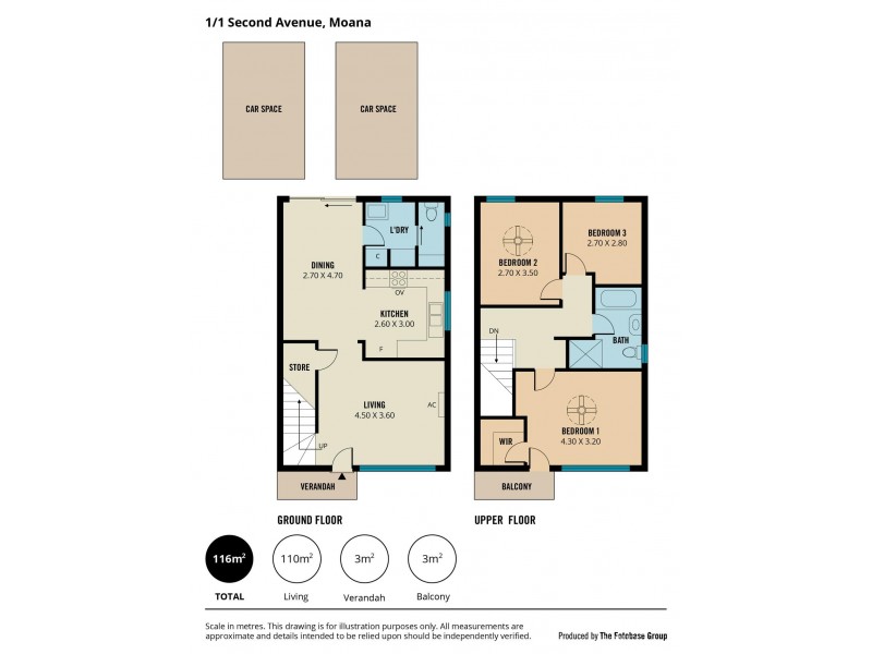 1/1 Second Avenue, Moana SA 5169 Floorplan