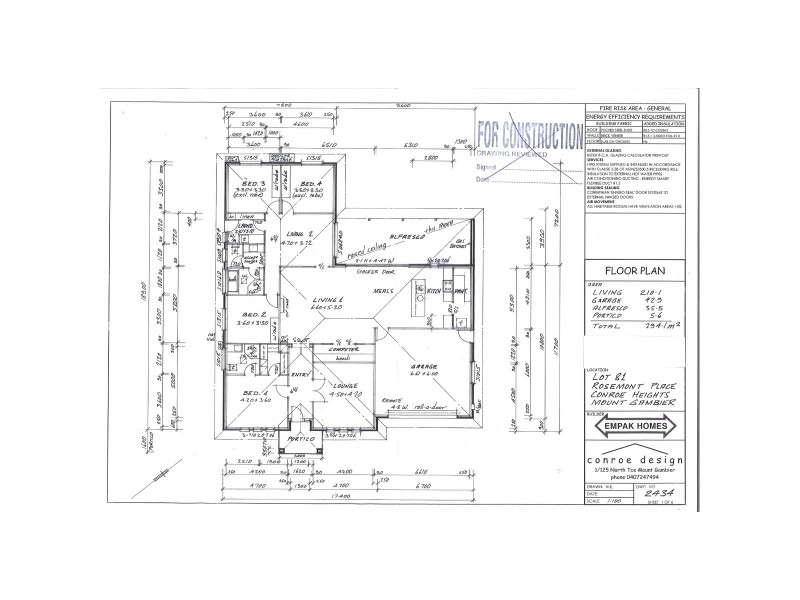 5 Rosemont  Place, Mount Gambier SA 5290 Floorplan