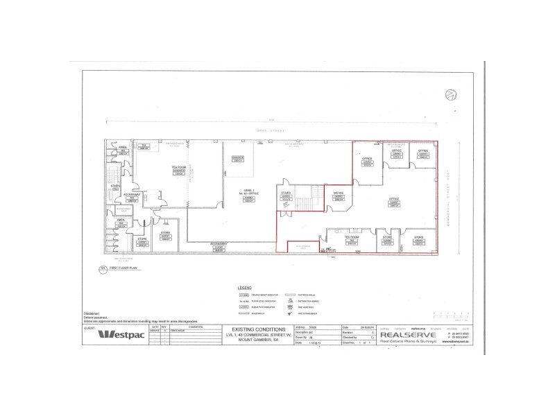 First Floor/62 Gray Street, Mount Gambier SA 5290 Floorplan