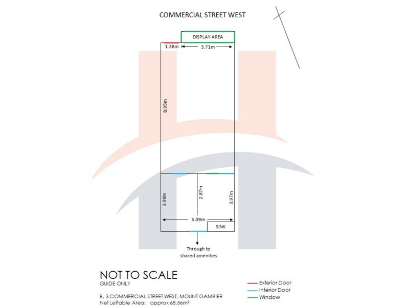 Shop B/3 Commercial Street West, Mount Gambier SA 5290 Floorplan