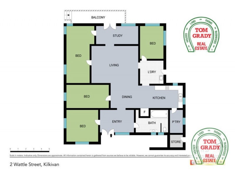 2 Wattle Street, Kilkivan QLD 4600 Floorplan