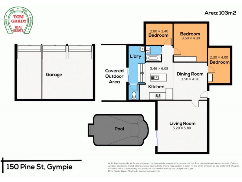 150 Pine Street, Gympie QLD 4570 Floorplan