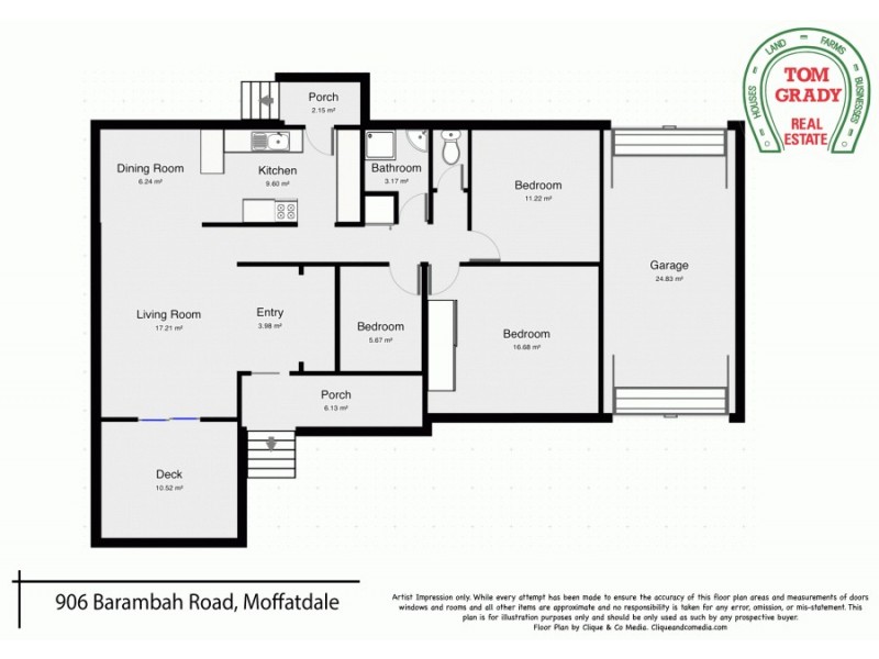 906 Barambah Road, Moffatdale QLD 4605 Floorplan