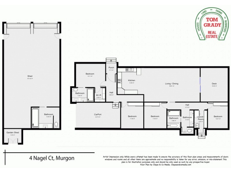 4 Nagel Court, Murgon QLD 4605 Floorplan