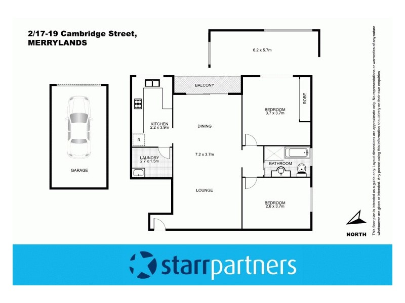 2/17-19 Cambridge Street, Merrylands NSW 2160 Floorplan