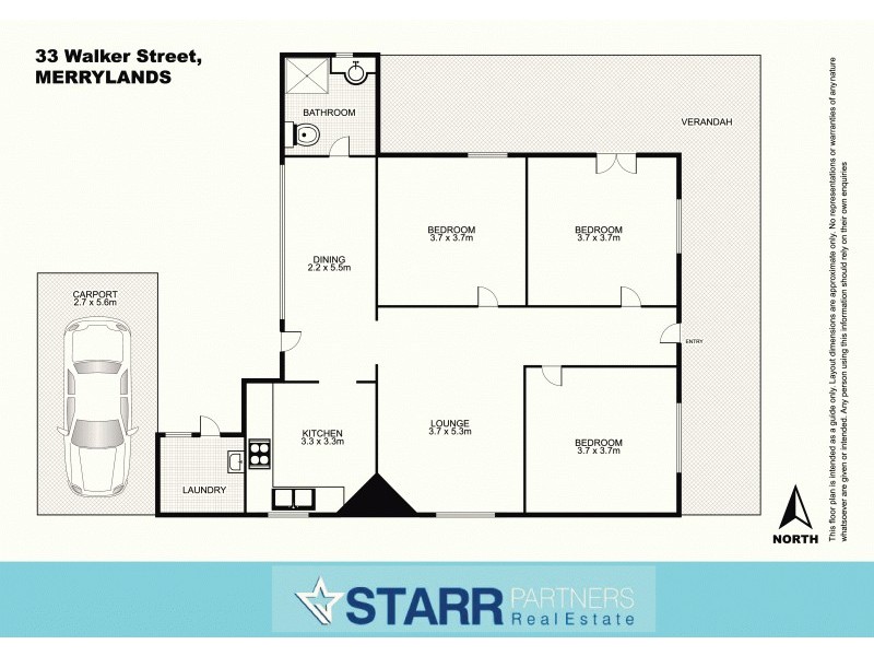 33 Walker Street, Merrylands NSW 2160 Floorplan