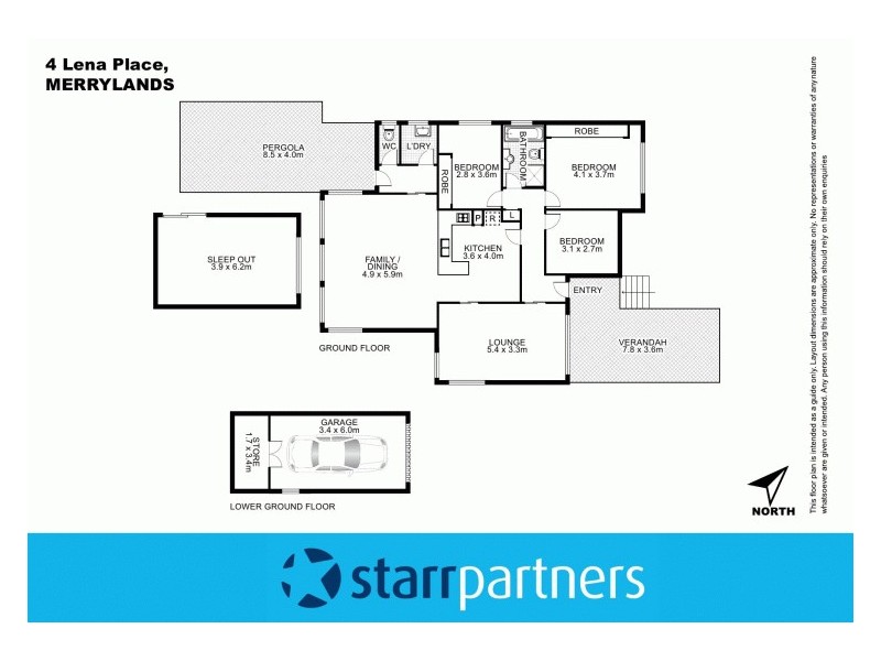 4 Lena Place, Merrylands NSW 2160 Floorplan