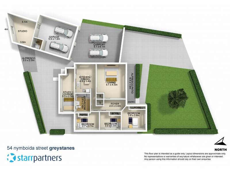 54 Nymboida Street, Greystanes NSW 2145 Floorplan